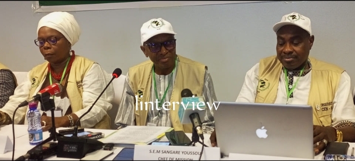 « Il nous a été donné de constater des évolutions tendant à améliorer la transparence du scrutin », SEM Sangare Youssouf