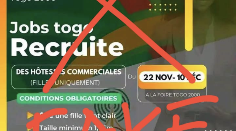 19ème FIL: Faux, le CETEF ne recrute pas !